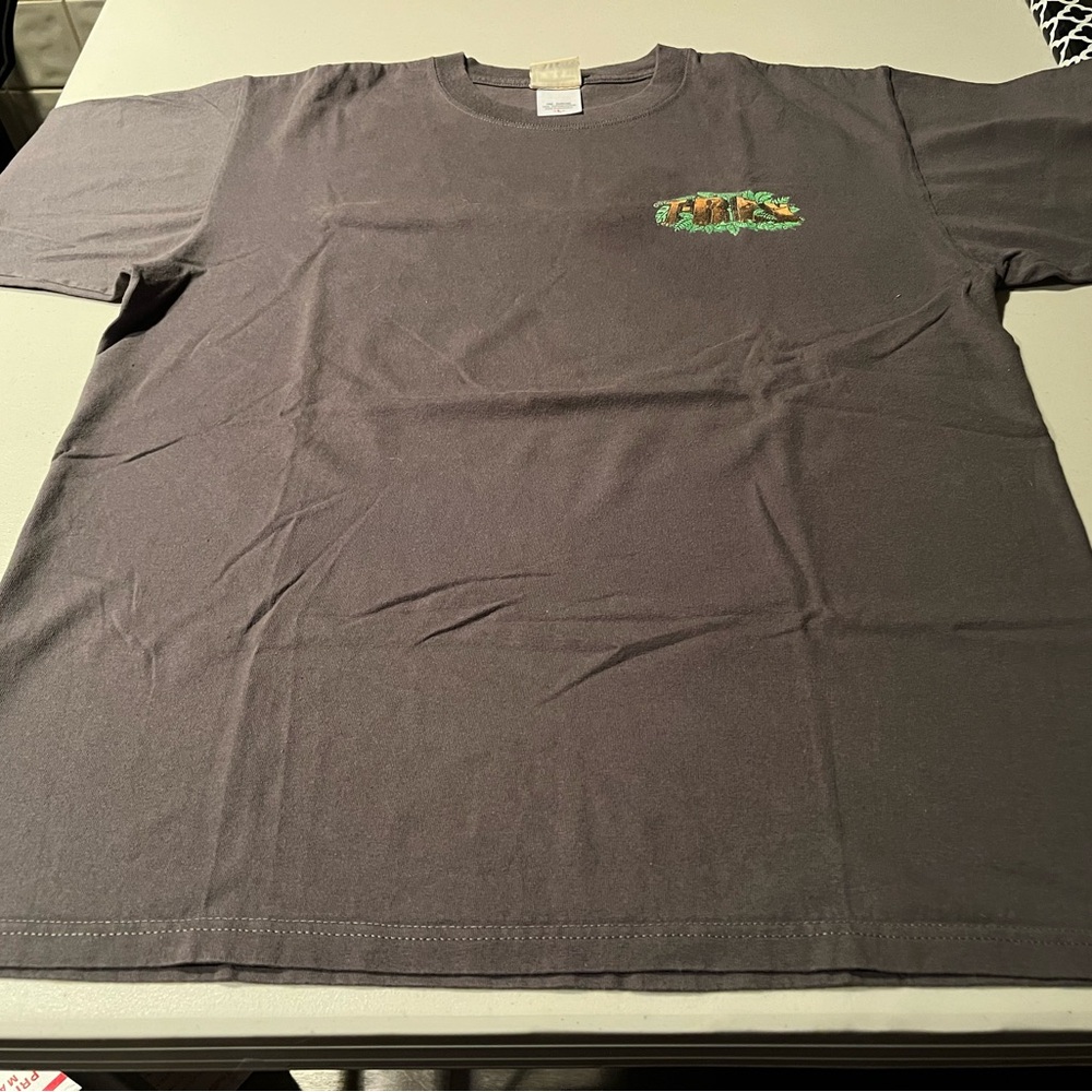 T-Rex T-Shirt with Graphic Design. Unisex. Lg